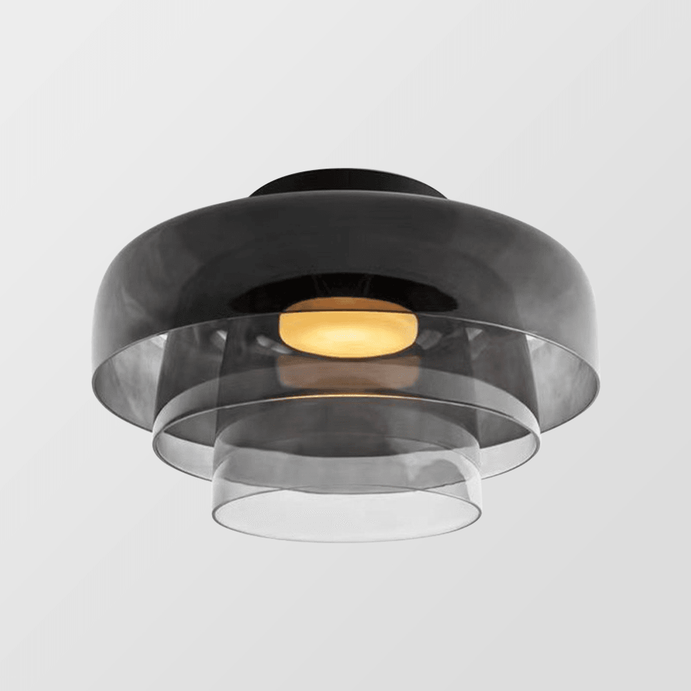 Modern Creative Color Double Glass Ceiling Lamp Design - Rebooters