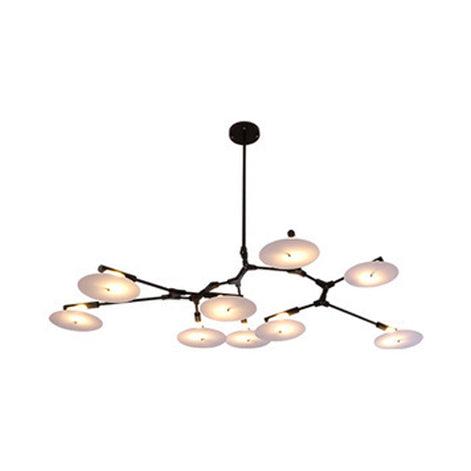 5/9/11 Lights Living Room Chandelier Modern Black Gold Ceiling Lamp - Rebooters