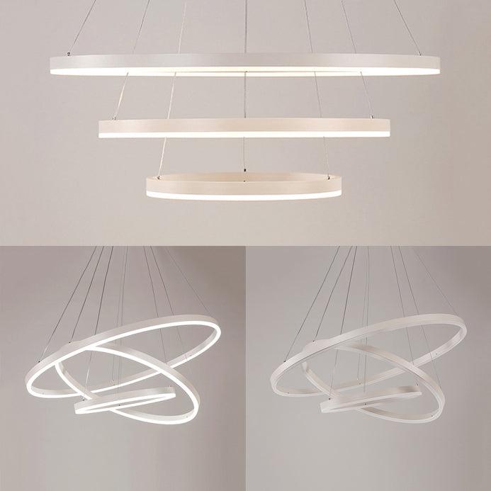 1/2/3-Light Living Room Chandelier Pendant with Acrylic Shade - Rebooters