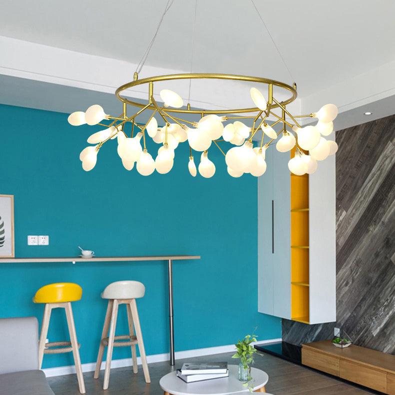31.5"/35.5" W Leaf-Shaped Pendant Lamp Modern Lighting - Rebooters