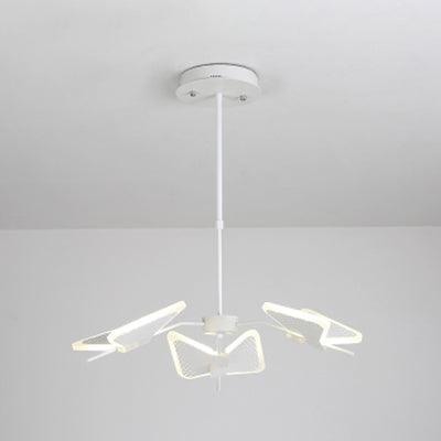 3/6/8 Lights Bedroom Chandelier with Butterfly Acrylic Shade - Rebooters