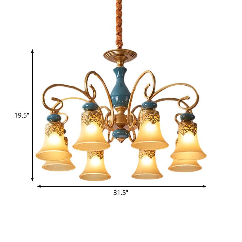 3/5/6-Bulb Suspension Pendant Light Countryside Metal Chandelier - Rebooters