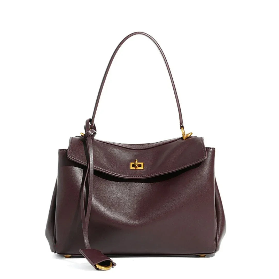 Lorenzo Brume d'Or Leather Handbag Rebooters