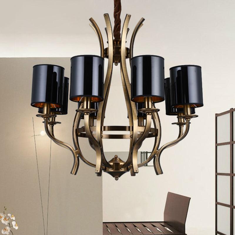 6/8 Heads Pendant Chandelier Countryside Bedroom Metal Light - Rebooters