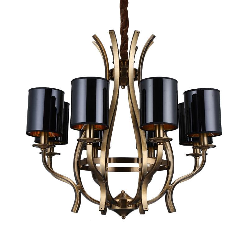 6/8 Heads Pendant Chandelier Countryside Bedroom Metal Light - Rebooters