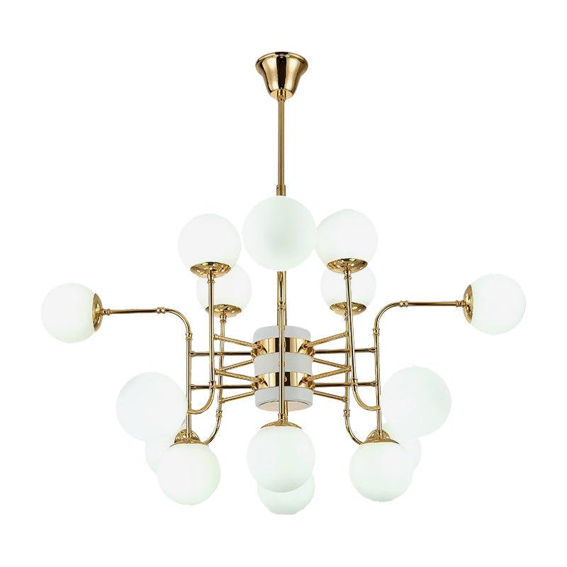 12/16/24 Lights Chandelier Contemporary Gold Hanging Lamp - Rebooters