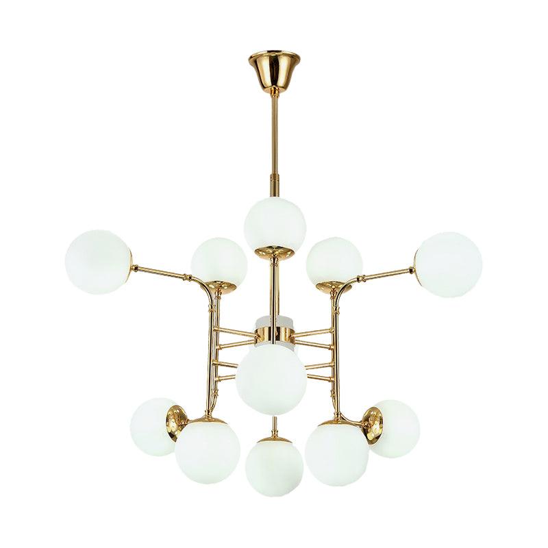 12/16/24 Lights Chandelier Contemporary Gold Hanging Lamp - Rebooters