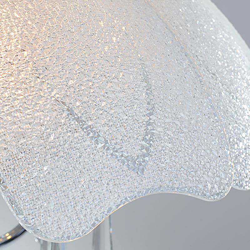 5 Bulbs Flower Hanging Chandelier Light Modern Glass Ceiling - Rebooters