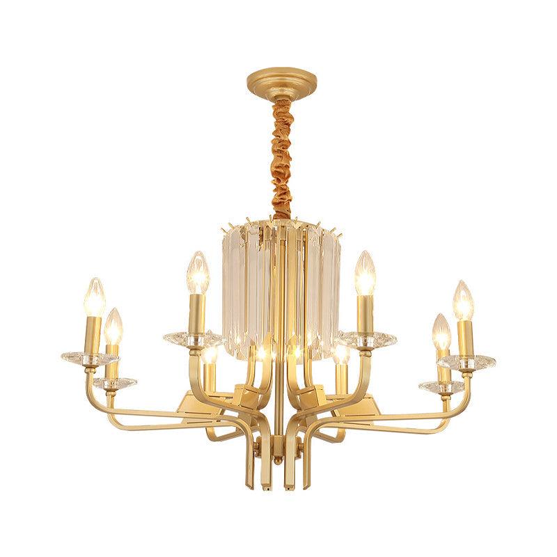 4/6/8 Lights Brass Hanging Ceiling Light Vintage Chandelier - Rebooters