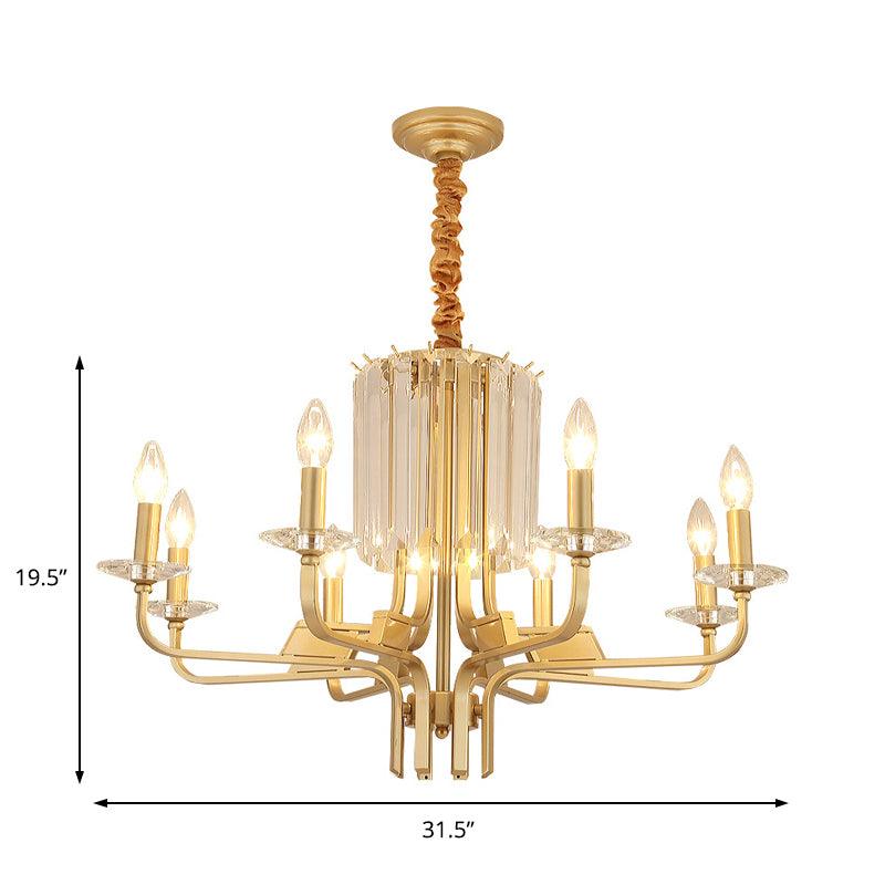 4/6/8 Lights Brass Hanging Ceiling Light Vintage Chandelier - Rebooters