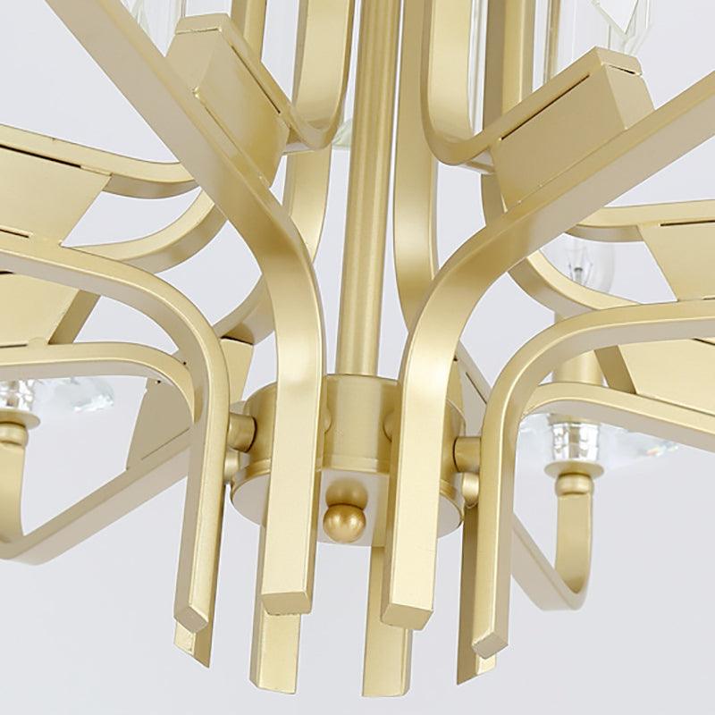 4/6/8 Lights Brass Hanging Ceiling Light Vintage Chandelier - Rebooters