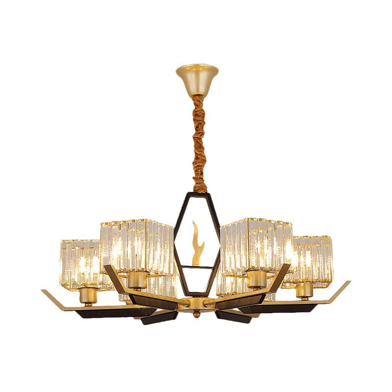 3/6/8 Heads Parlor Ceiling Light Simplicity Gold Chandelier - Rebooters