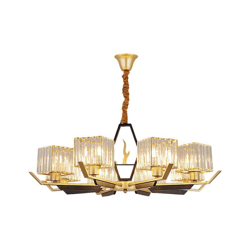3/6/8 Heads Parlor Ceiling Light Simplicity Gold Chandelier - Rebooters