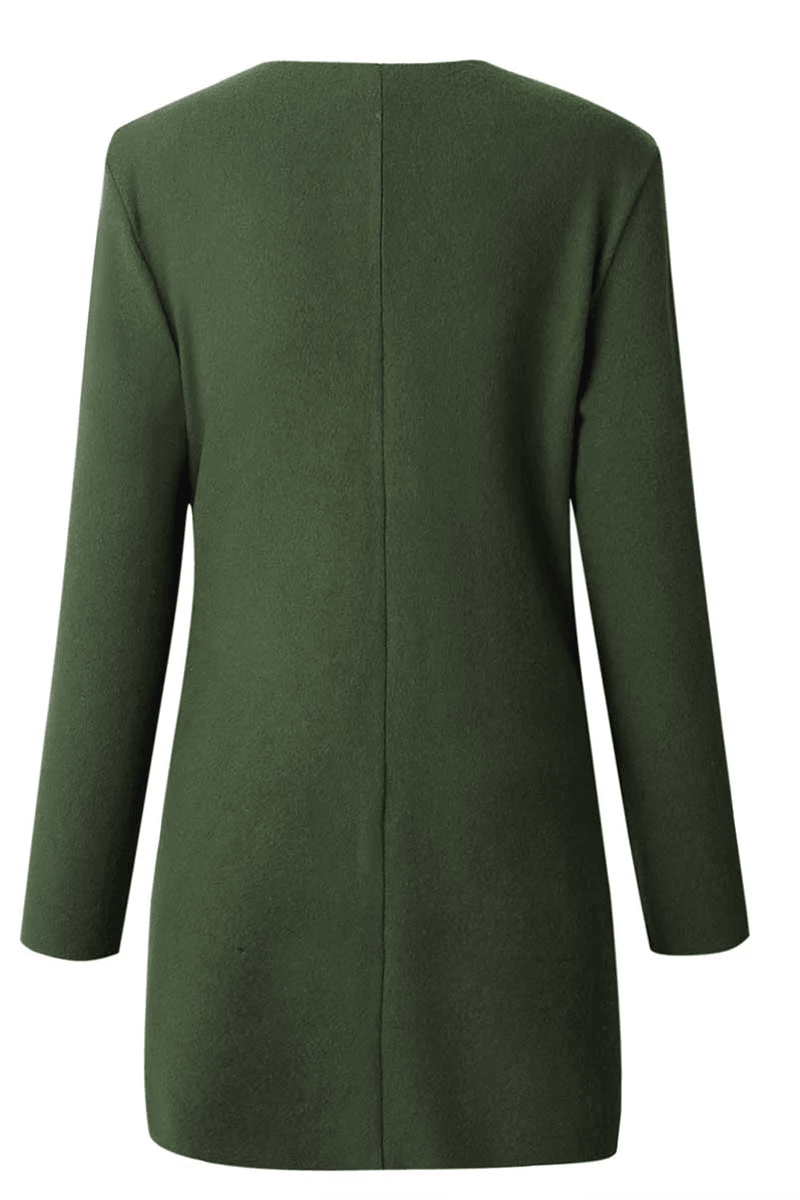 Women's Fashion Casual Solid Patchwork V-Neck Outerwear Rebooters Womens Shirts