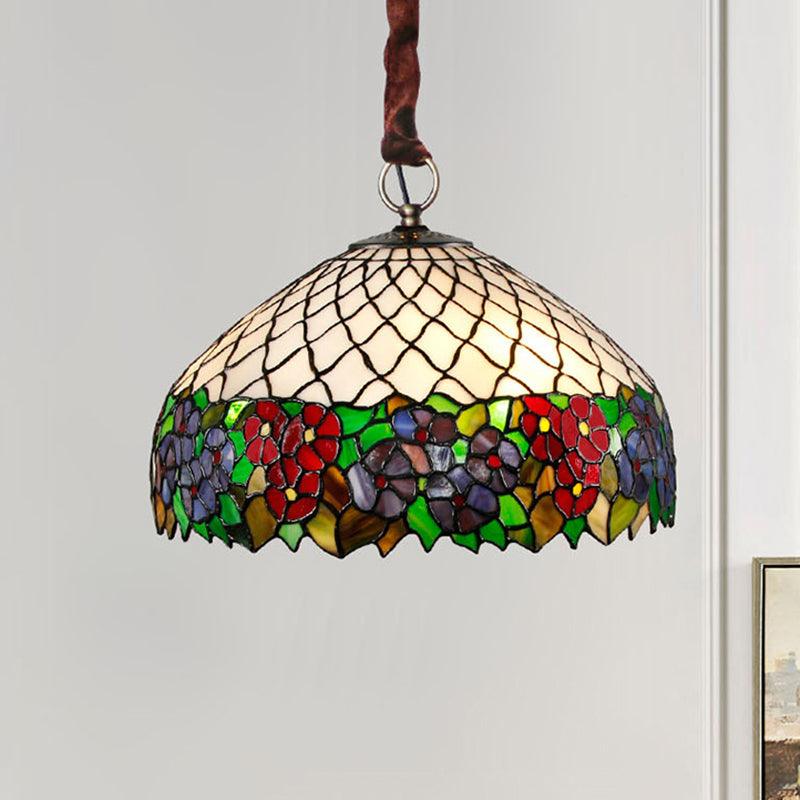 3 Bulbs Living Room Chandelier Light Victorian White Drop Pendant - Rebooters