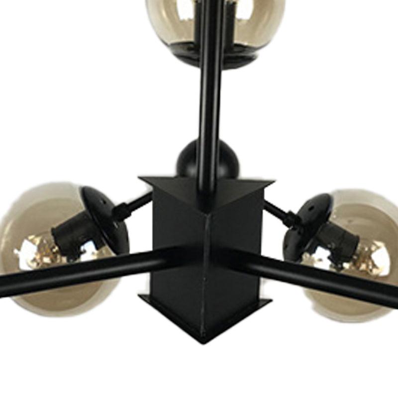 9 Lights Chandelier Lighting Nordic Black Hanging Light - Rebooters