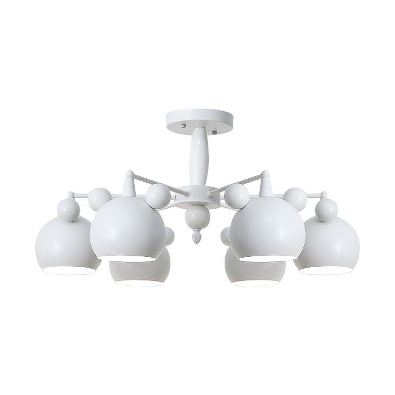 Macaron Stylish Suspension Light Bear Shade Metal Hanging Light - Rebooters