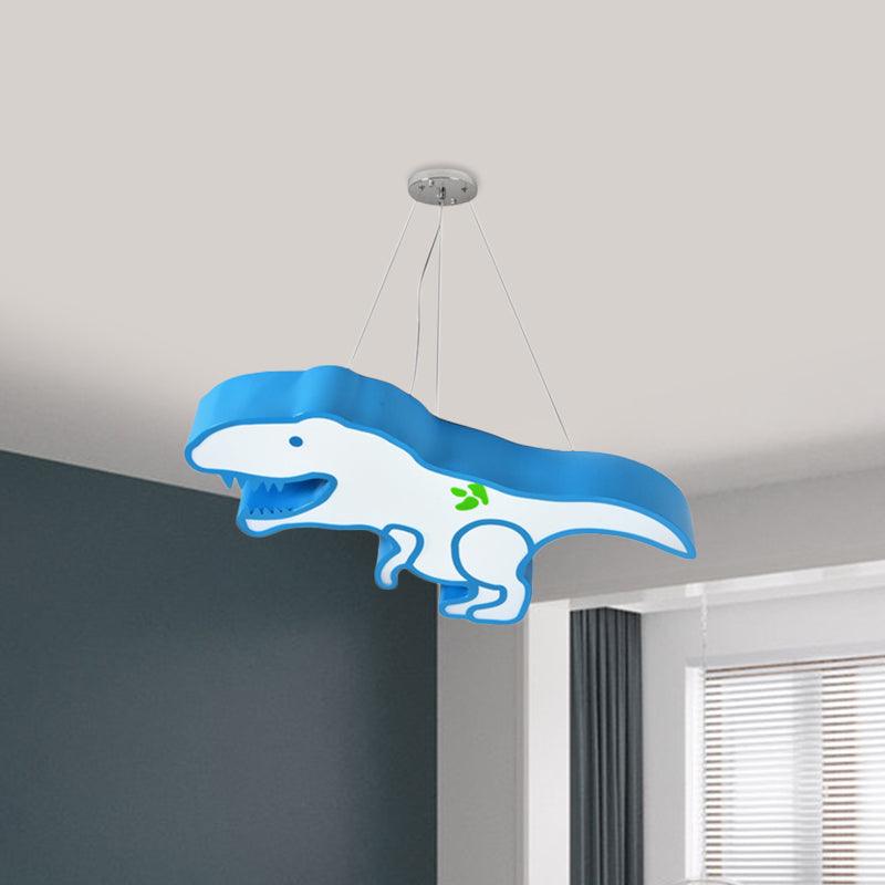 Cartoon Pterosaur Tyrannosaurus Chandelier Kids LED Light - Rebooters