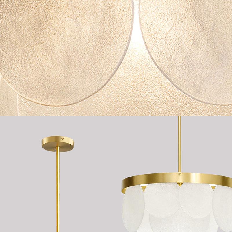 18"/23.5"/31.5" Wide Golden Round Ceiling Pendant Chandelier - Rebooters
