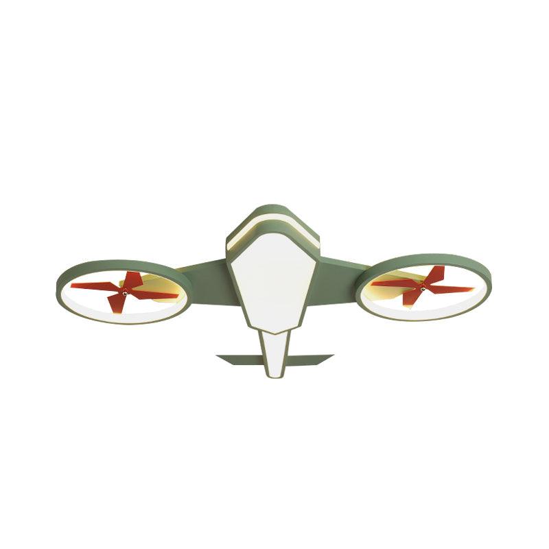 Acrylic Slim Panel Plane Pendant Light for Kids Bedroom - Rebooters