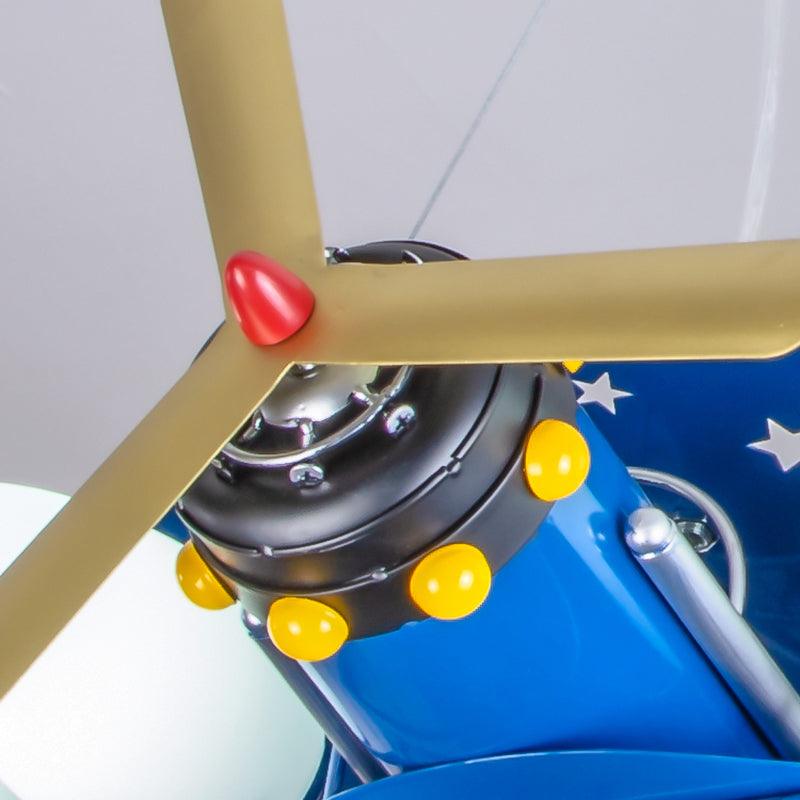 6 Bulbs Propeller Plane Suspension Light for Cloth Shop - Rebooters
