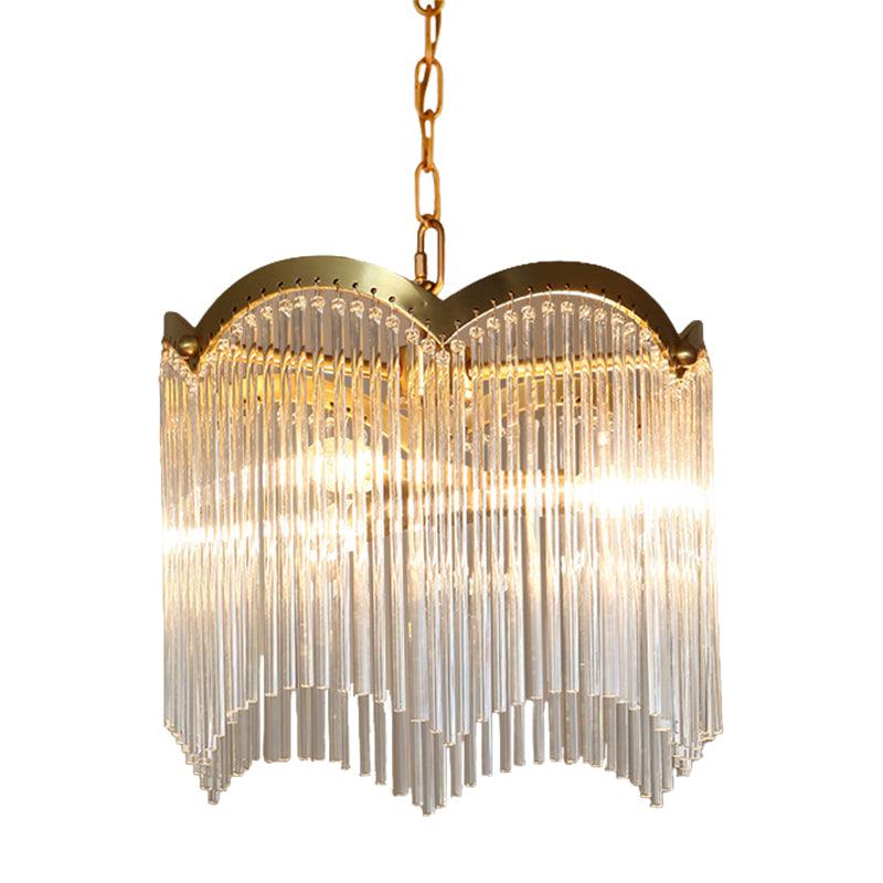 3/6 Heads Kitchen Hanging Chandelier Modern Gold Ceiling Lamp - Rebooters