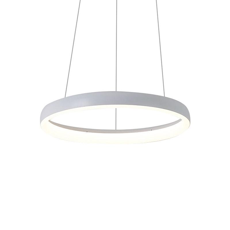 1/2/3-Layered Circle Chandelier Nordic Metallic LED Light - Rebooters