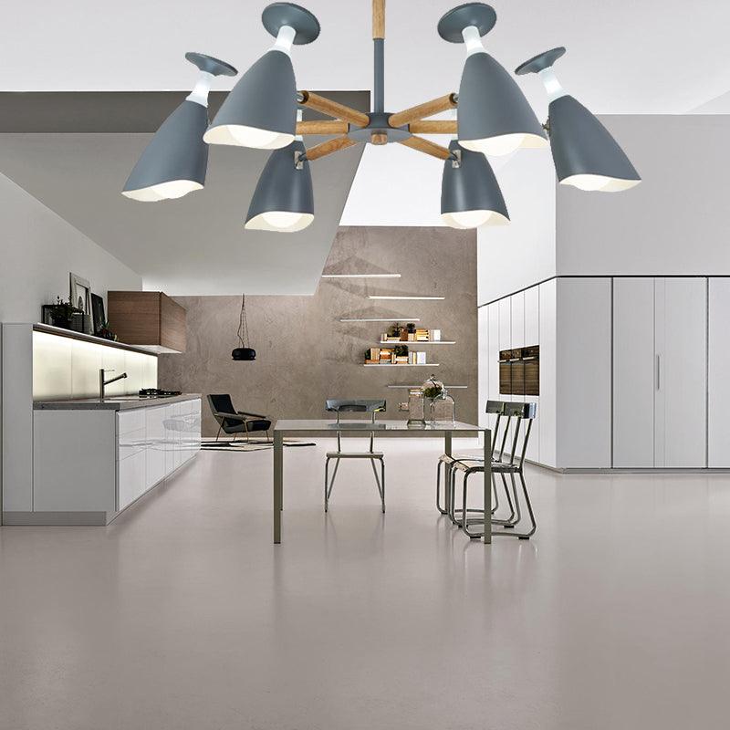 Rotatable Nordic Green Grey White Suspension Light Chandelier - Rebooters