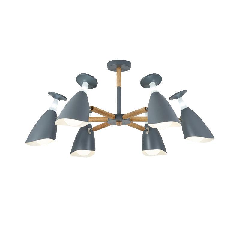 Rotatable Nordic Green Grey White Suspension Light Chandelier - Rebooters