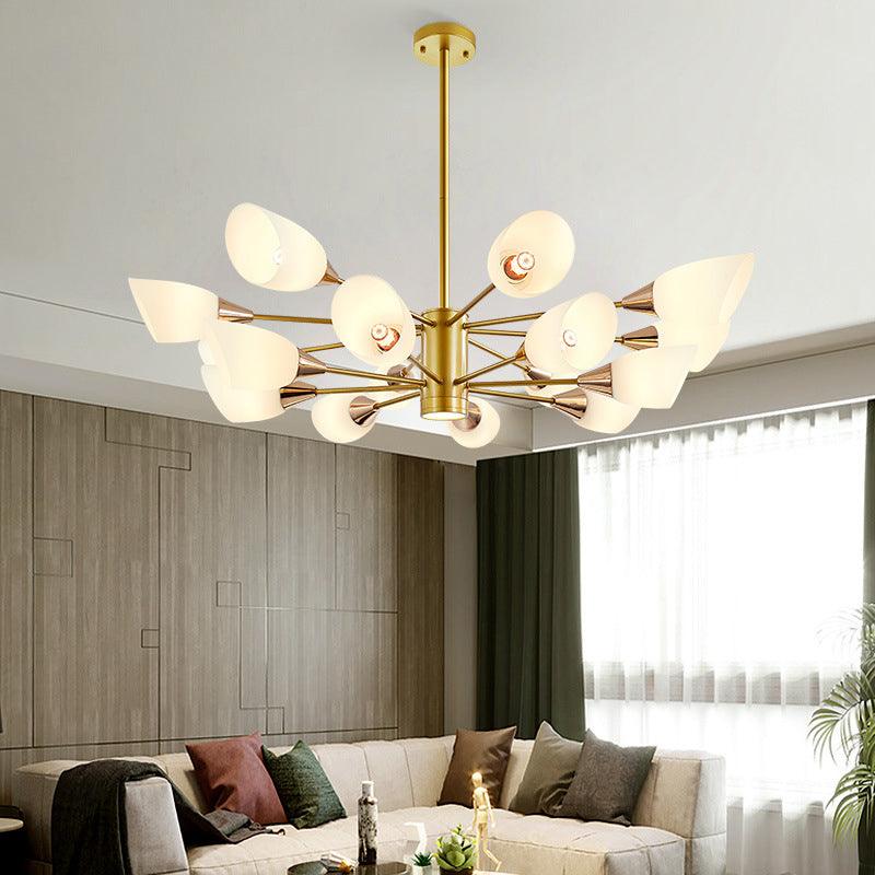 6/10/16 Bulbs Living Room Ceiling Pendant Chandelier Black Gold - Rebooters