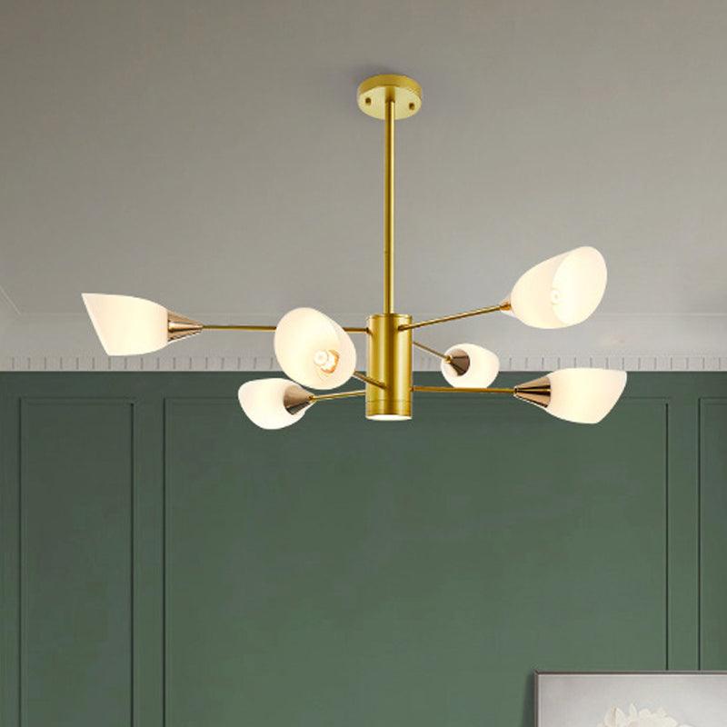 6/10/16 Bulbs Living Room Ceiling Pendant Chandelier Black Gold - Rebooters