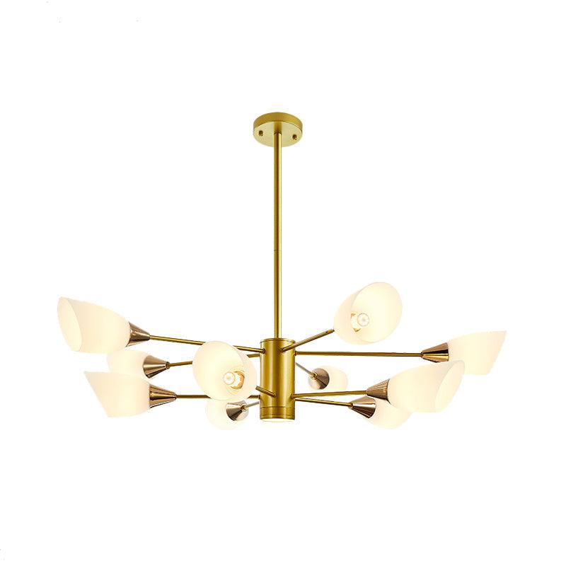 6/10/16 Bulbs Living Room Ceiling Pendant Chandelier Black Gold - Rebooters