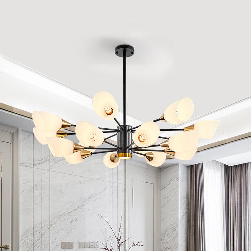 6/10/16 Bulbs Living Room Ceiling Pendant Chandelier Black Gold - Rebooters