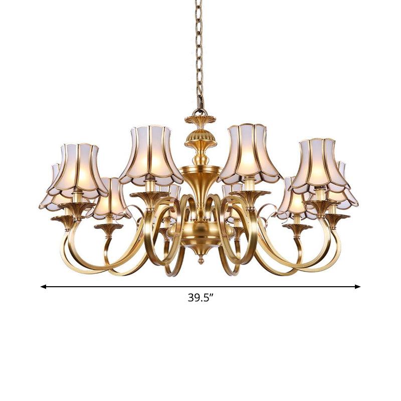 3/5/6 Lights Chandelier Light Traditional Bedroom Ceiling Lamp - Rebooters