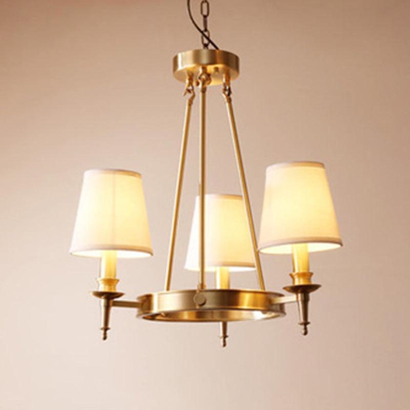 Gold Finish 3/6/8-Light Hanging Lamp Chandelier Fixture - Rebooters