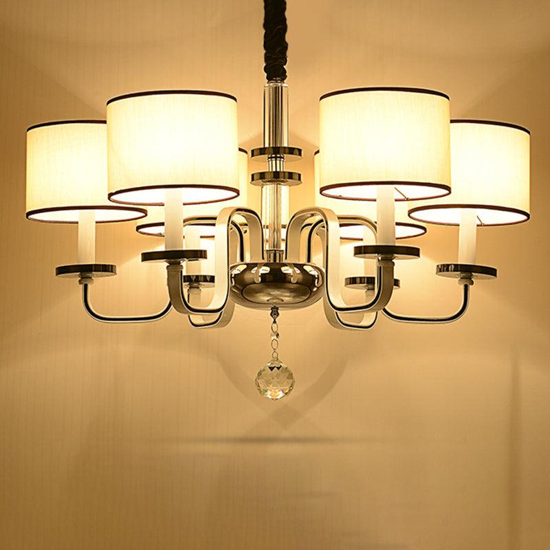 4/6/8 Heads Ceiling Chandelier Modern Living Room Pendant - Rebooters
