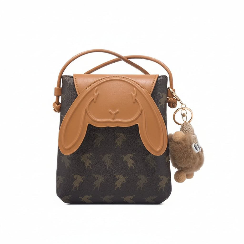 Raffaella Vintage Rabbit Leather Crossbody Bag Rebooters