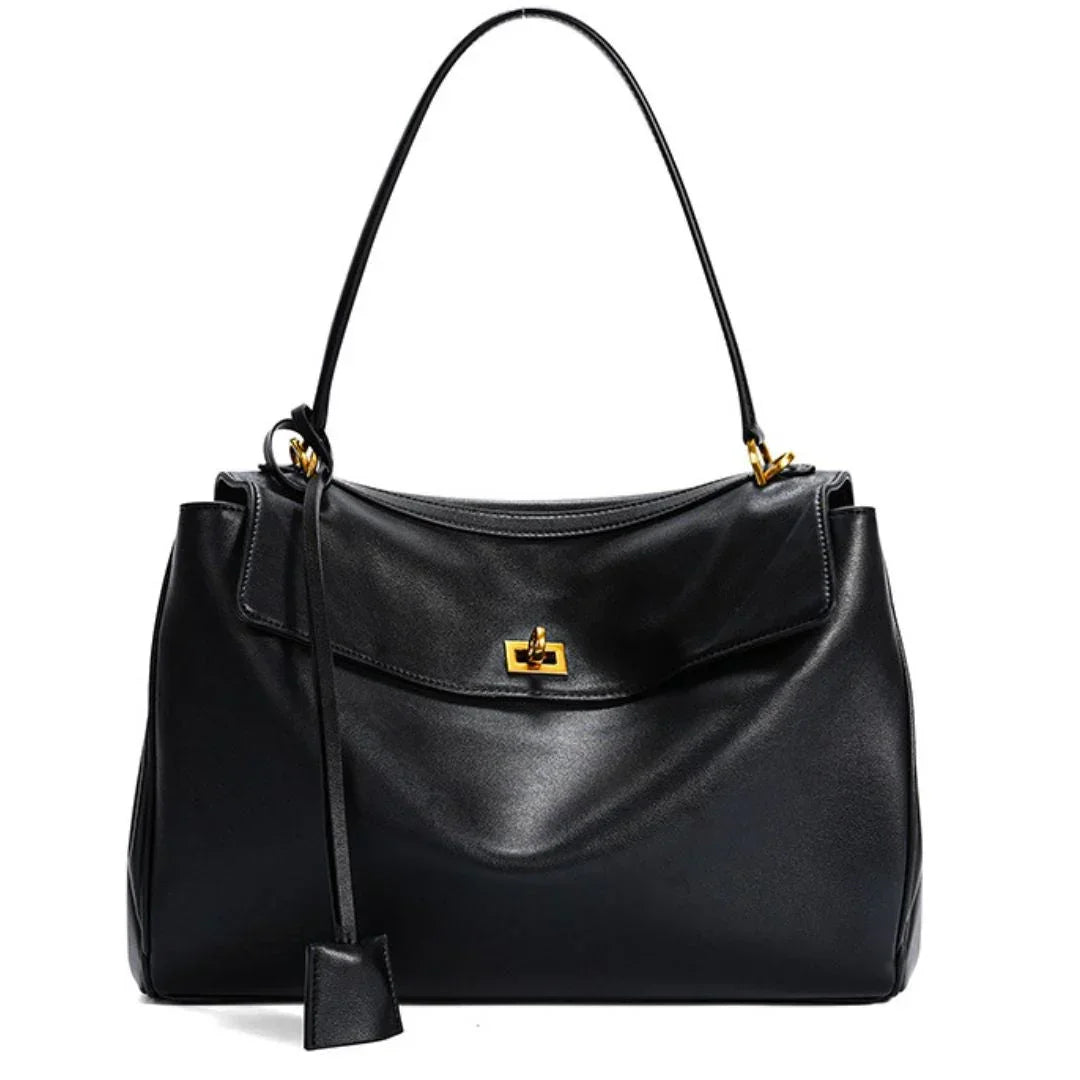 Lorenzo Brume d'Or Leather Handbag Rebooters