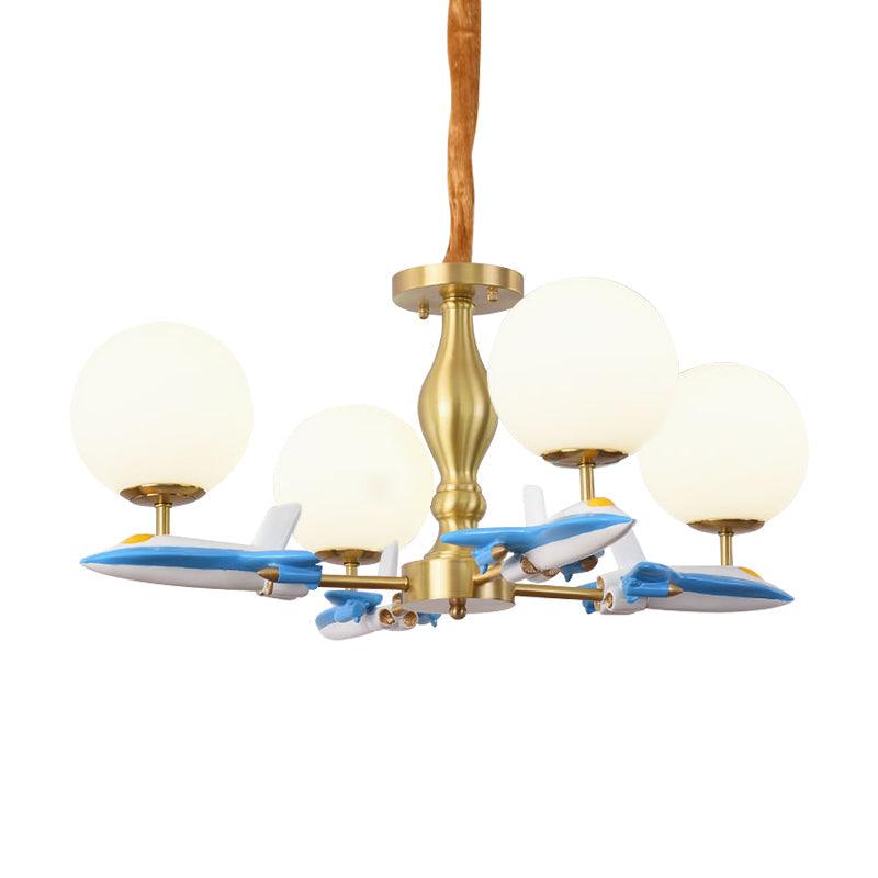 Airplane Kid Bedroom Hanging Lights Metal Cartoon Pendant - Rebooters