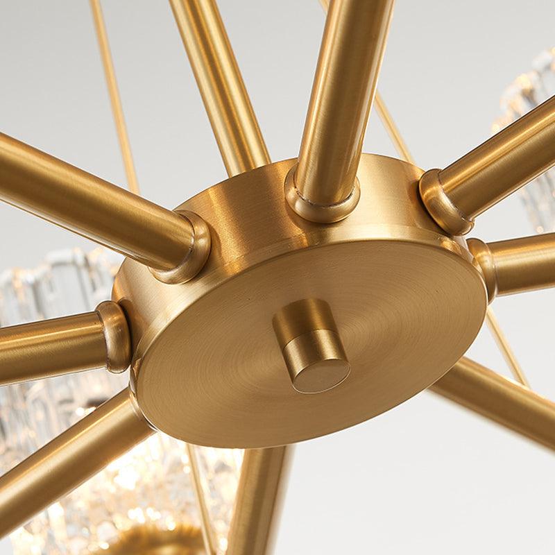 3/6/8-Light Hand-Blown Textured Glass Chandelier Light - Rebooters