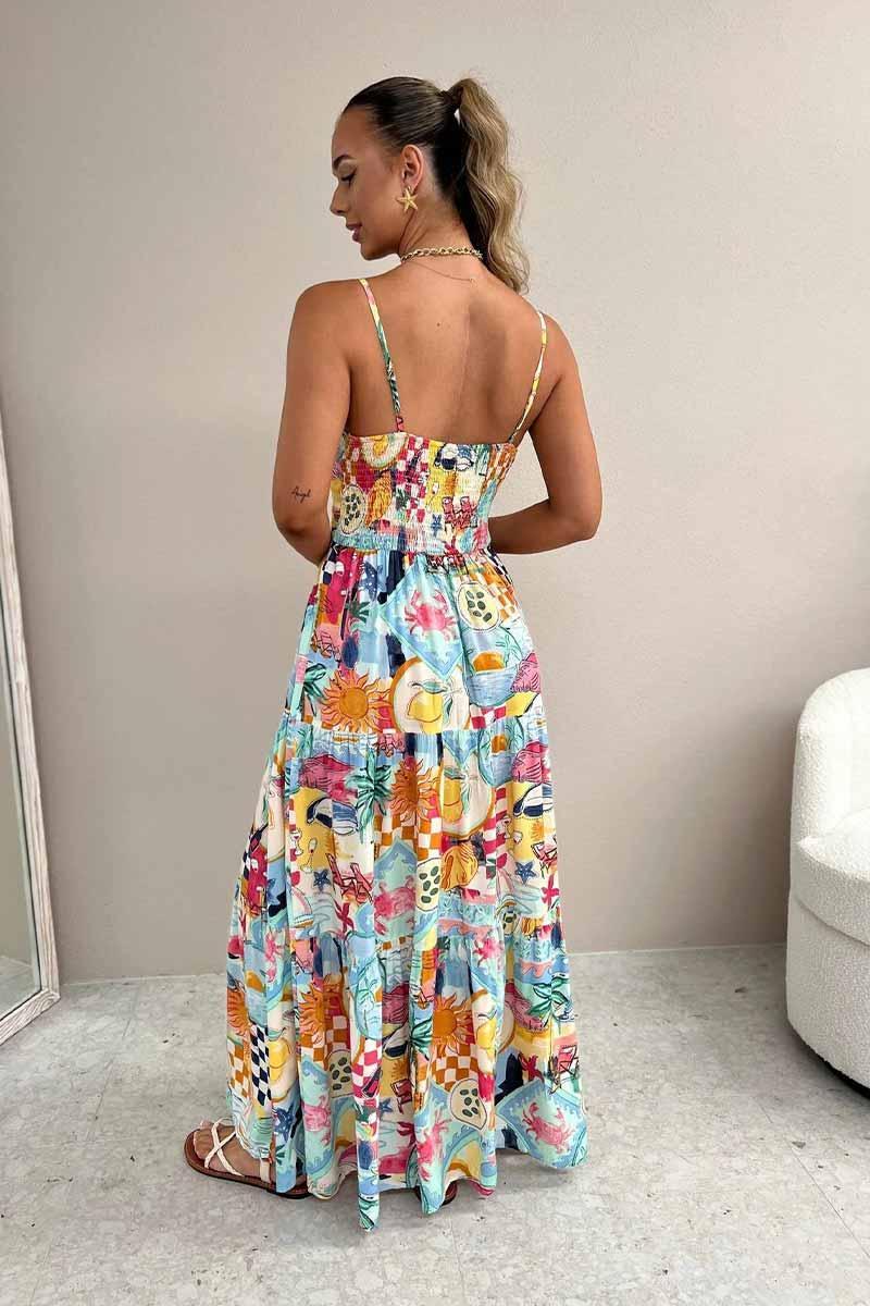 Isabella Elegant Sleeveless Maxi Dress with Flowing Silhouette for Summer Rebooters Maxi Women's Dresses