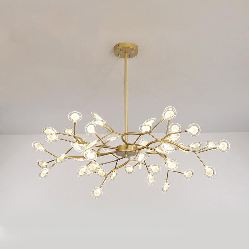 Modern Branch-Like Wireframe Chandelier LED Hanging Light - Rebooters
