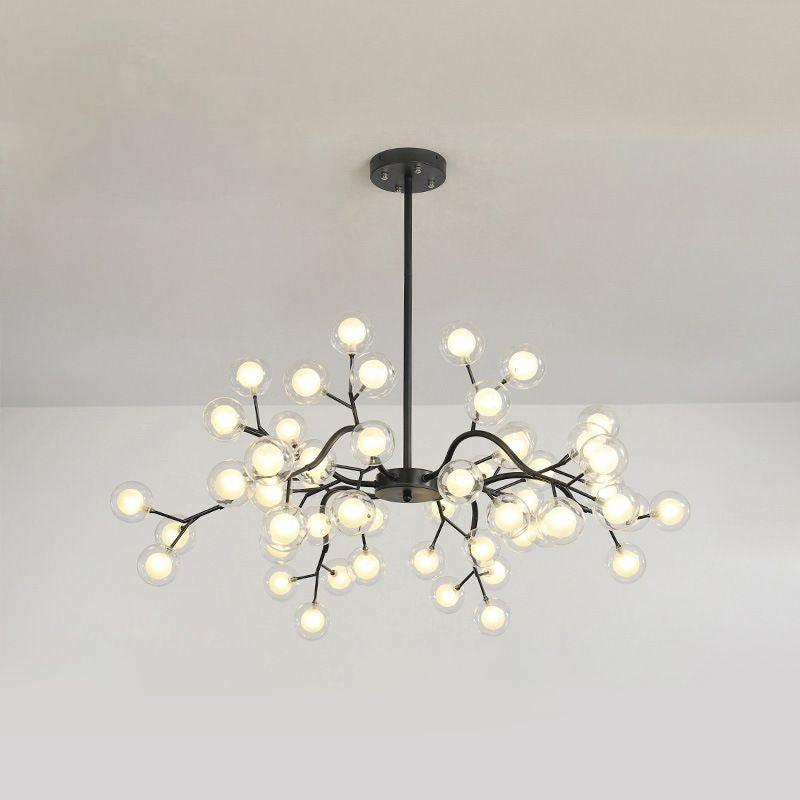 Modern Branch-Like Wireframe Chandelier LED Hanging Light - Rebooters