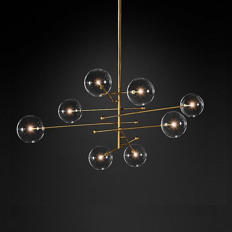 8 Lights Dining Room Chandelier Lamp Simplicity Pendant Lamp - Rebooters