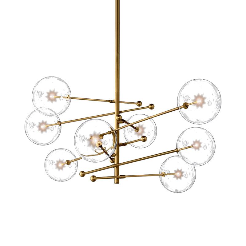 8 Lights Dining Room Chandelier Lamp Simplicity Pendant Lamp - Rebooters