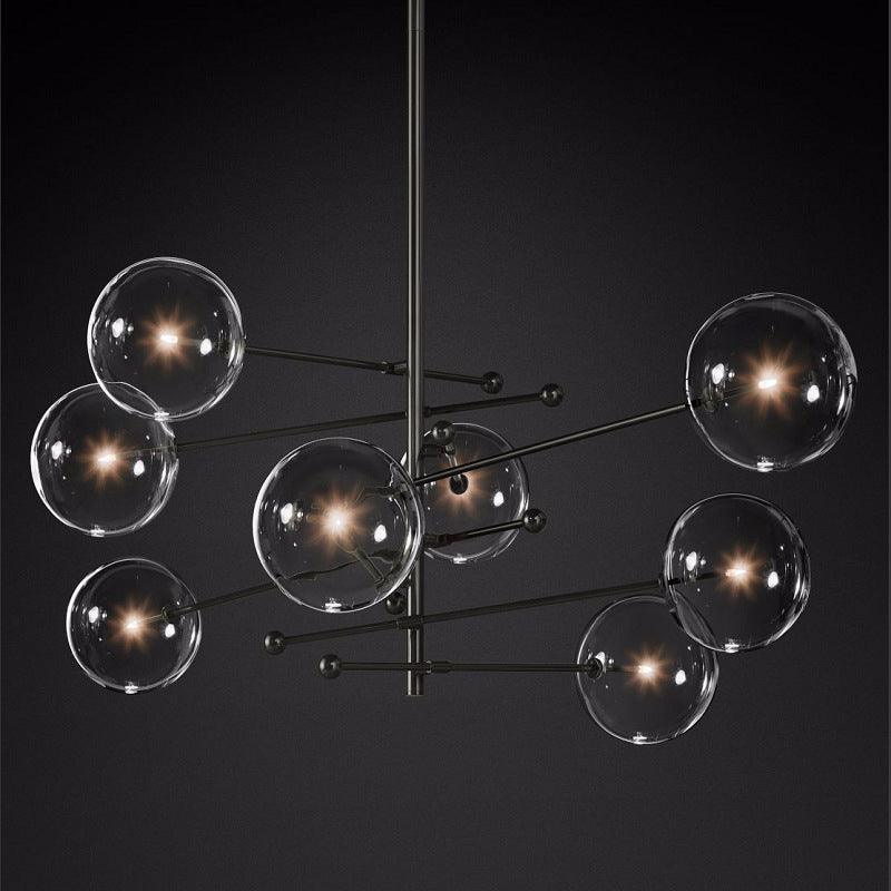 8 Lights Dining Room Chandelier Lamp Simplicity Pendant Lamp - Rebooters