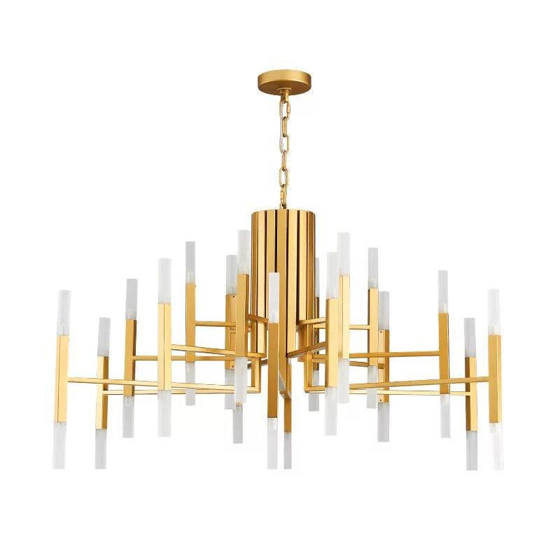 Postmodern Style Tiered LED Chandelier Pendant Light 36 Bulbs - Rebooters