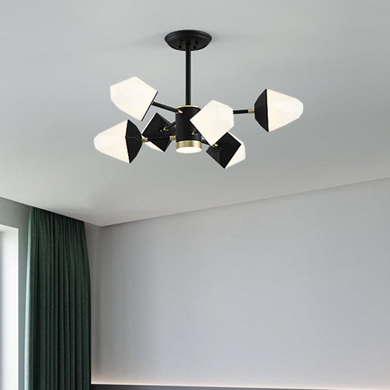 Acrylic Gemstone Shaped Suspension Light Simplicity LED Chandelier - Rebooters