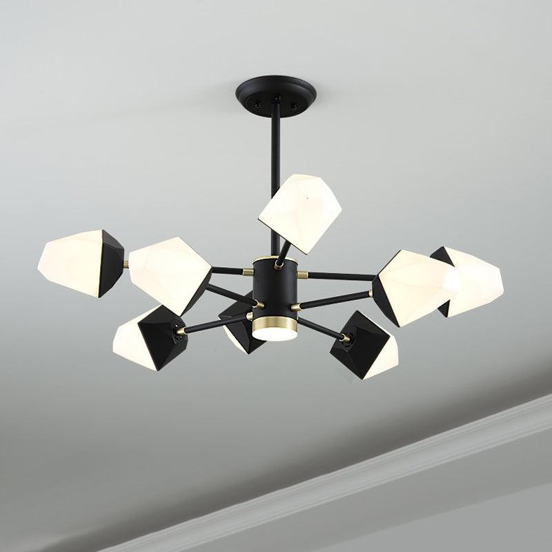 Acrylic Gemstone Shaped Suspension Light Simplicity LED Chandelier - Rebooters