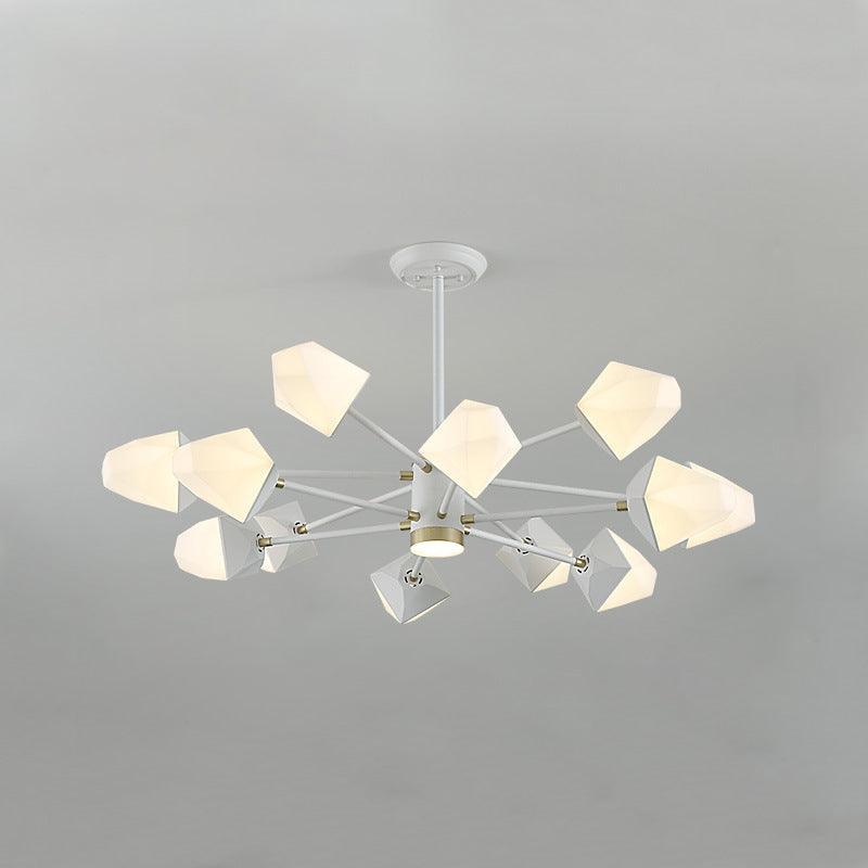 Acrylic Gemstone Shaped Suspension Light Simplicity LED Chandelier - Rebooters
